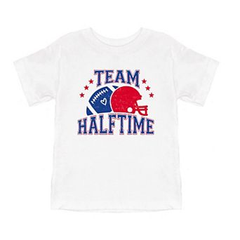 Team Halftime Distressed - Blue Toddler Short Sleeve Graphic Tee
