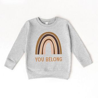 The Juniper Shop Watercolor Flag Coquette Youth Sweatshirt