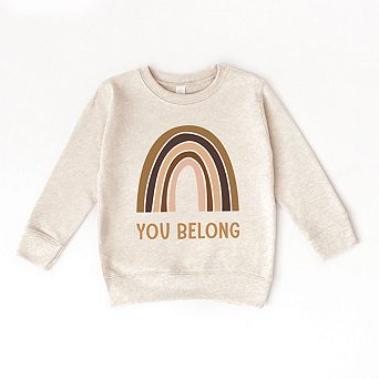The Juniper Shop Watercolor Flag Coquette Youth Sweatshirt