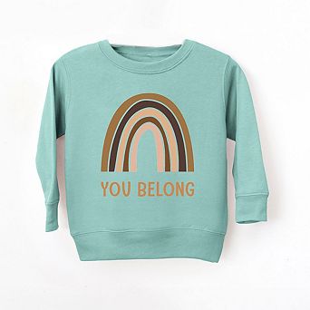 The Juniper Shop Watercolor Flag Coquette Youth Sweatshirt