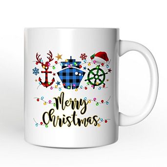 Cruise Vacation Buffalo Plaid Mug Christmas Gift