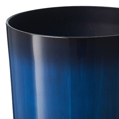 Glitzhome 23.5"H Set of 2 Oversized Faux Ceramic Tall Plastic Planter