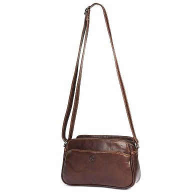 Polaris Leather Crossbody Bag
