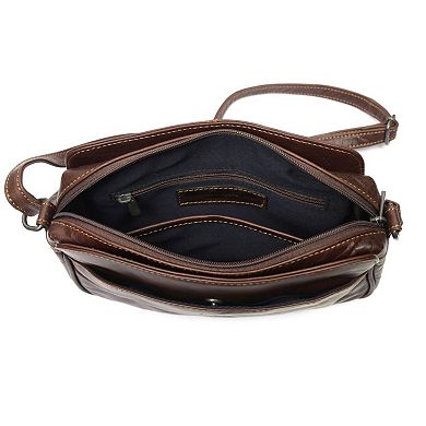 Polaris Leather Crossbody Bag