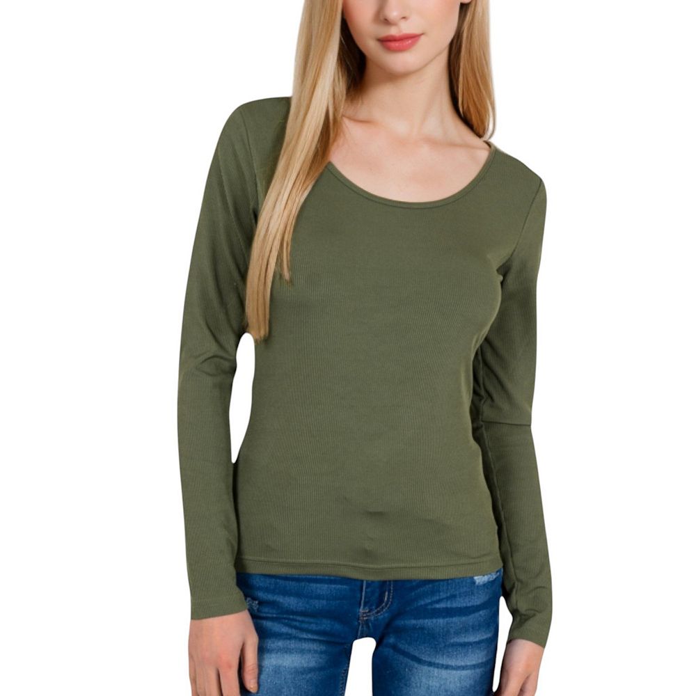 Cotton Stretch Everyday Knit Top main image 0