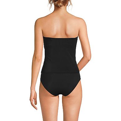 Women's Lands' End D-Cup Bandeau Tankini Top