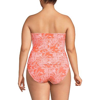 Plus Size Lands' End Slender U-Wire Multiway Swim Top