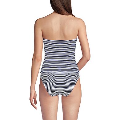 Women's Lands' End Slender Suit U-Wire Tankini Top