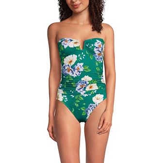 Women's Lands' End Slender Suit U-Wire Tankini Top