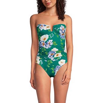 Women's Lands' End Slender Suit U-Wire Tankini Top