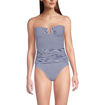 Women's Lands' End Slender Suit U-Wire Tankini Top