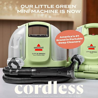 BISSELL Little Green Mini Cordless Carpet Cleaner (4014)