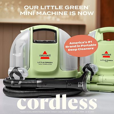 BISSELL Little Green Mini Cordless Carpet Cleaner (4014)