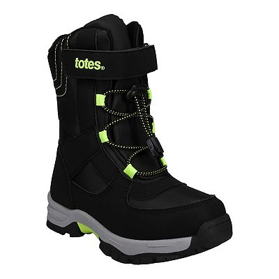 Totes Kids Black Winter Boots Totes Kids Toddler Girl/Boy Black Snow Winter Boots  main image 4
