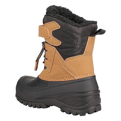 Totes Boys Noah Winter Boots Lace-Up Insulated Snow Boots