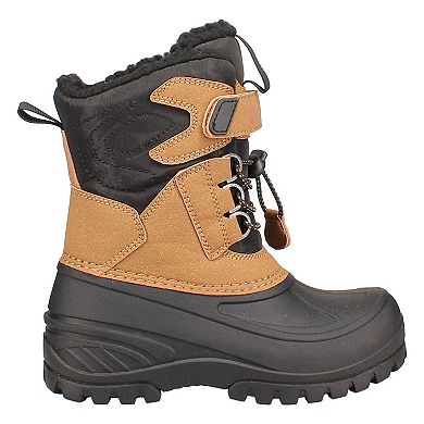 Totes Boys Noah Winter Boots Lace-Up Insulated Snow Boots