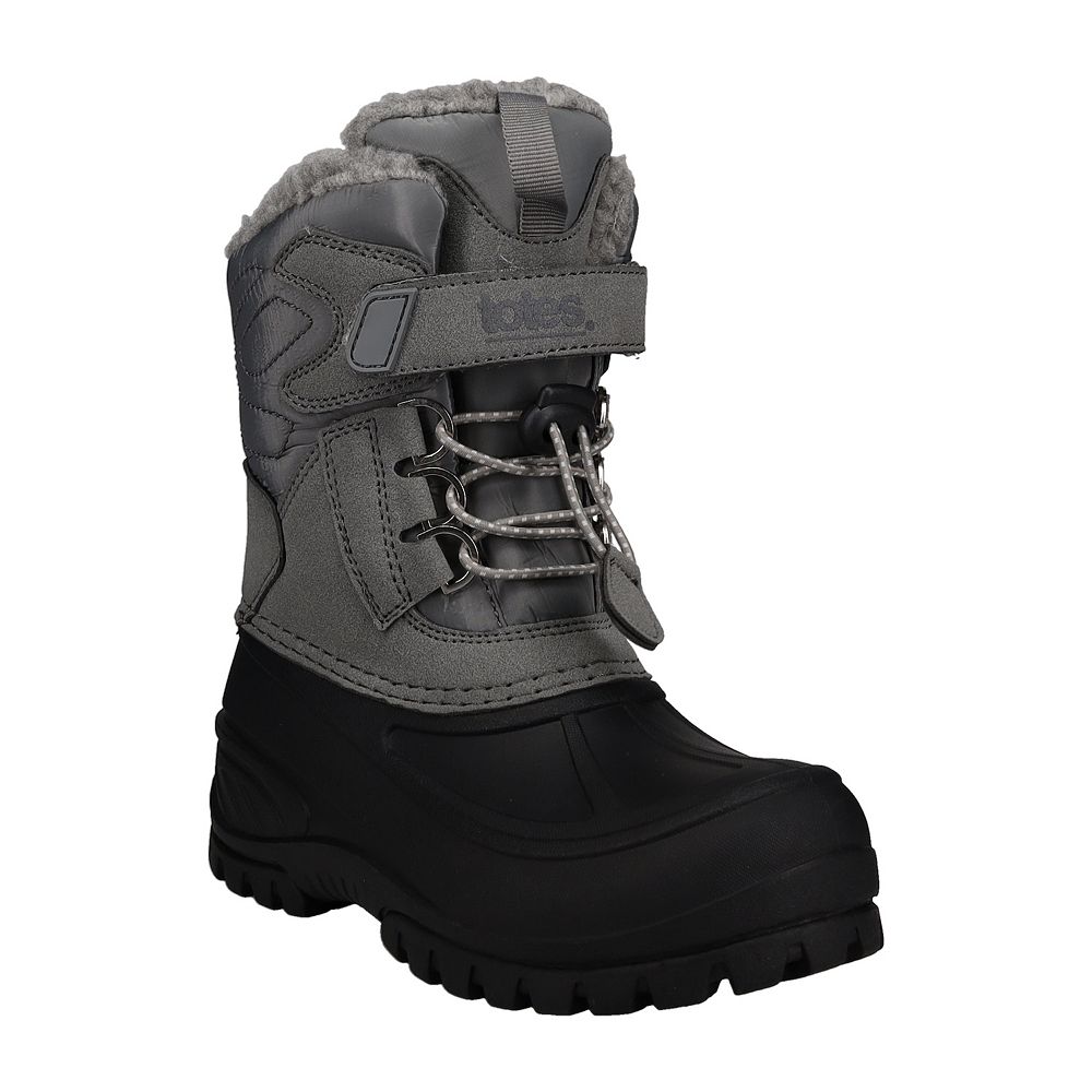 Bottes De Neige L.L. Bean Garçon - Gris - Taille 13 US - Doublées - Scratch - Occasion