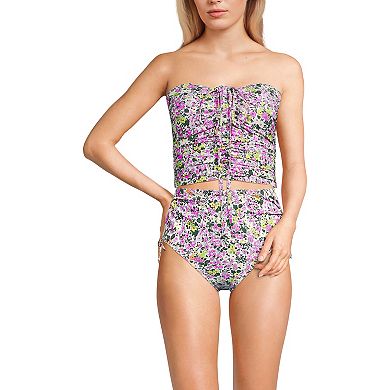Women's Lands' End Ruched Halter Tankini Top