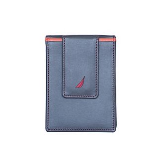 Men's Nautica Pop Color Leather RFID-Blocking Front Pocket Wallet