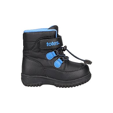totes Toddler Boy Winter Boot Lace-Up Insulated Waterproof Boots