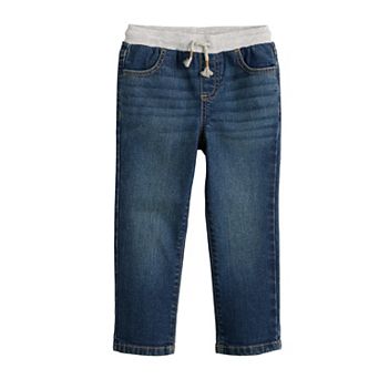 Baby & Toddler Boy Jumping Beans® Pull-On Straight Fit Denim Jeans