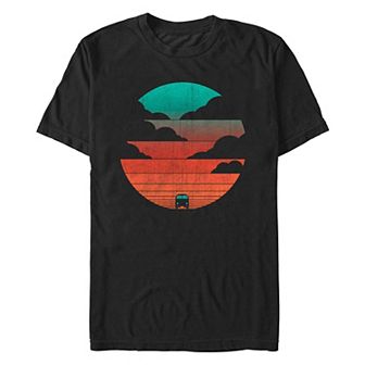 Big & Tall Driving Into The Sunset Graphic Tee