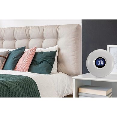 Bulova Multi-Wake LED Tabletop Alarm Clock