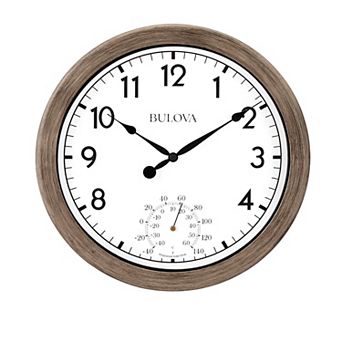 Bulova C4879 Patio Time 11" Indoor/ Outdoor Wall Clock