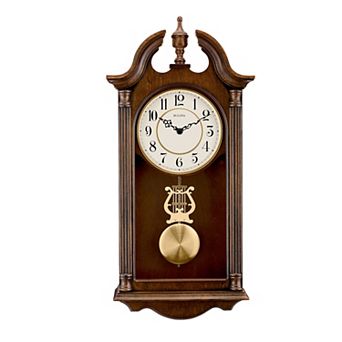 Bulova C1517 Saybrook Brown Cherry Wall Clock