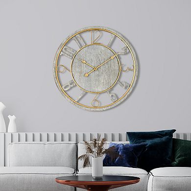 Sorbus 24" Modern Wall Clock - Sleek Design, Analog Display
