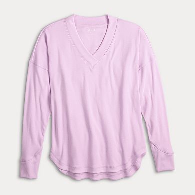 Women's Tek Gear® Fashion V-Neck Basic Tunic Top