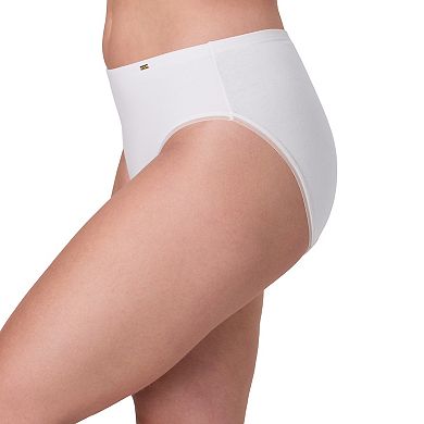 Bali® Lux Cotton Essentials Hi-Cut Underwear 3-pk.