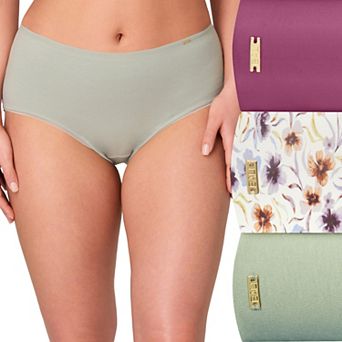 Bali® Lux Cotton Essentials Hi-Cut Underwear 3 pk DFLEH3