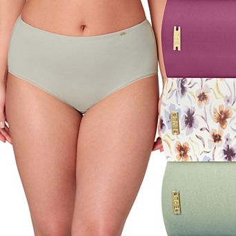 Bali® Lux Cotton Essentials 3 pk Brief Underwear DFLEB3