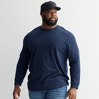 Big & Tall Sonoma Goods For Life® Long Sleeve Heavyweight Tee
