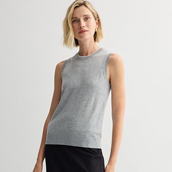 Women's Nine West Crewneck Sweater Shell