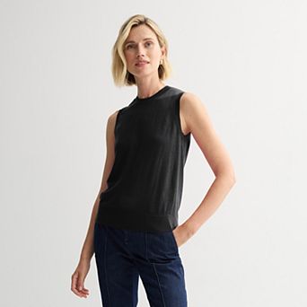 Women's Nine West Crewneck Sweater Shell