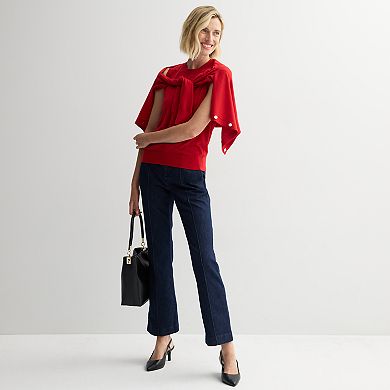 Women's Nine West Crewneck Cardigan