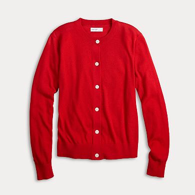 Women's Nine West Crewneck Cardigan