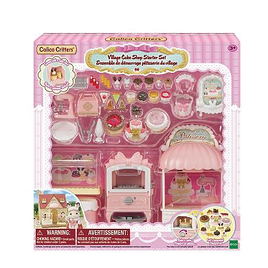 Calico Critters Village Cake Shop Playset with Furniture and Accessories