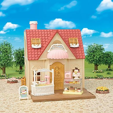 Calico Critters Village Cake Shop Playset with Furniture and Accessories