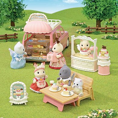 Calico Critters Village Cake Shop Playset with Furniture and Accessories