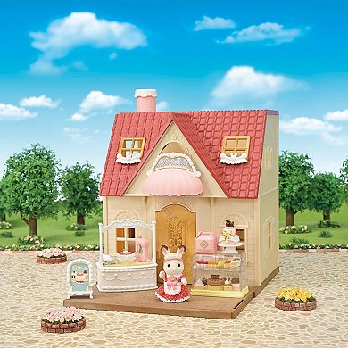 Calico Critters Village Cake Shop Playset with Furniture and Accessories