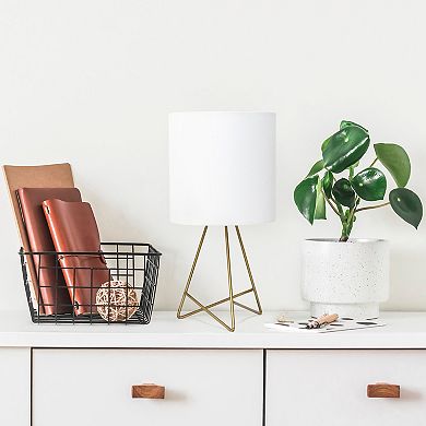 Creekwood Home Glamora 14" Modern Chic Wire Table Lamp