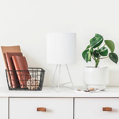 Creekwood Home Glamora 14" Modern Chic Wire Table Lamp