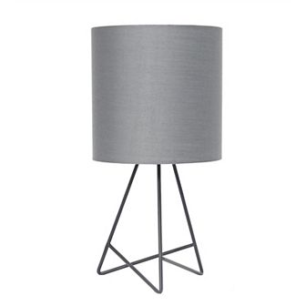 Creekwood Home Glamora 14" Modern Chic Wire Table Lamp