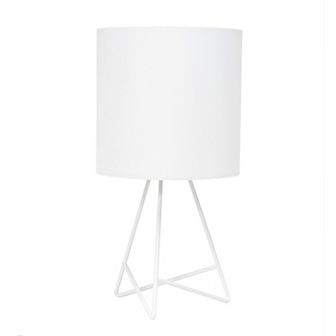 Creekwood Home Glamora 14" Modern Chic Wire Table Lamp