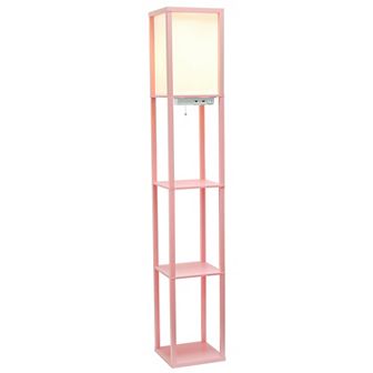 Creekwood Home Classix 62.5" Multifunctional 3 tier Storage and Display Floor Lamp