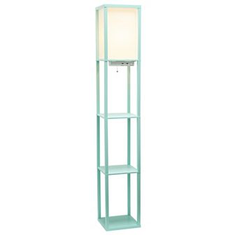 Creekwood Home Classix 62.5" Multifunctional 3 tier Storage and Display Floor Lamp