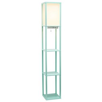 Creekwood Home Classix 62.5" Multifunctional 3 tier Storage and Display Floor Lamp